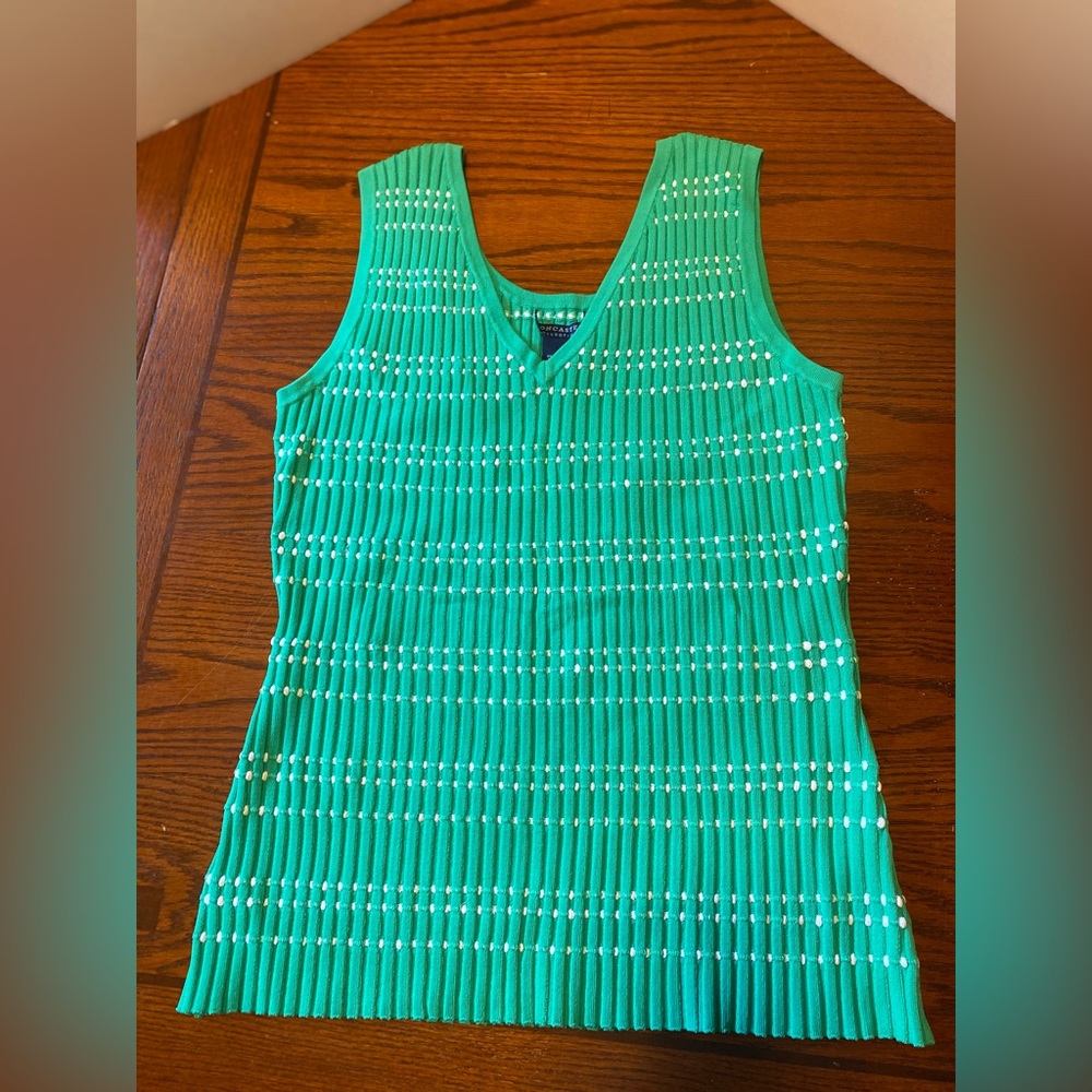 Don Caster Sleeveless Knit Top - Picture 2 of 7